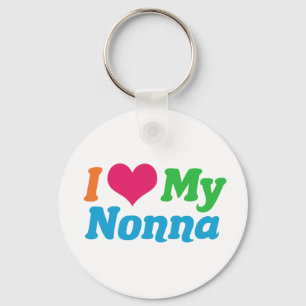 Ik hou van mijn nonna sleutelhanger