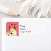 Ik hou van mijn Noors Buhund Etiket (Insitu)