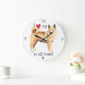 Ik hou van mijn Noors Buhund Grote Klok (Huis)