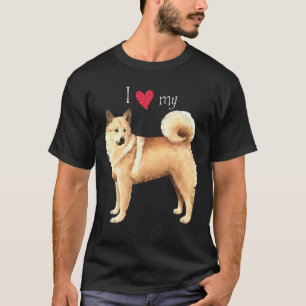 Ik hou van mijn Noors Buhund T-shirt