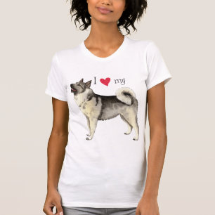 Ik hou van mijn Noorse hond T-shirt