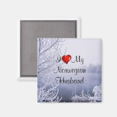 Ik hou van mijn Noorse man Magneet (Voorkant / Achterkant)