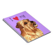 Ik hou van mijn Norfolk Terrier Notitieboek (Rechterzijde)