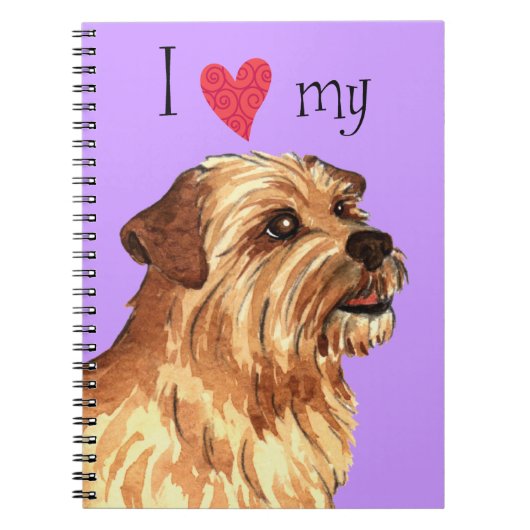Ik hou van mijn Norfolk Terrier Notitieboek (Voorkant)