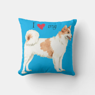 Ik hou van mijn Norrbottenspets Kussen