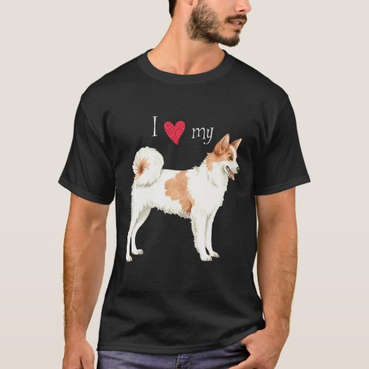 Ik hou van mijn Norrbottenspets T-shirt (Voorkant)