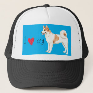 Ik hou van mijn Norrbottenspets Trucker Pet