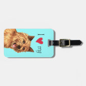 Ik hou van mijn Norwich Terrier Bagagelabel (Voorkant horizontaal)