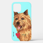 Ik hou van mijn Norwich Terrier Case-Mate iPhone Case (Achterkant)
