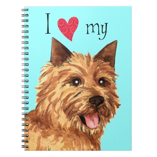 Ik hou van mijn Norwich Terrier Notitieboek (Voorkant)