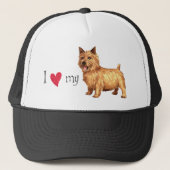 Ik hou van mijn Norwich Terrier Trucker Pet (Voorkant)