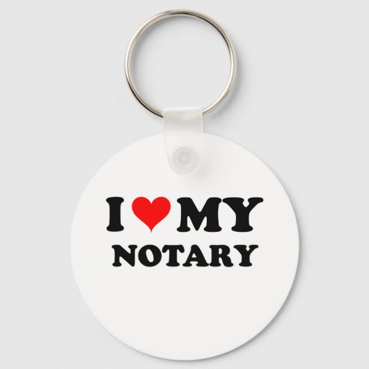 Ik hou van mijn notaris sleutelhanger (Voorkant)