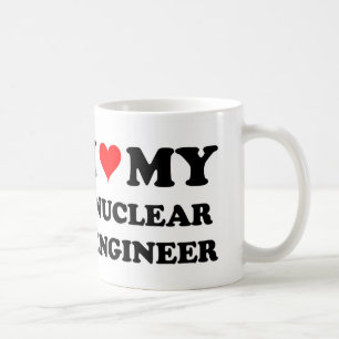 Ik hou van mijn nucleair ingenieur koffiemok