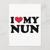 Ik hou van mijn Nun Briefkaart (Voorkant)