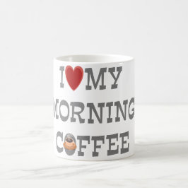 Ik hou van mijn ochtendkoffie-Mok Koffiemok