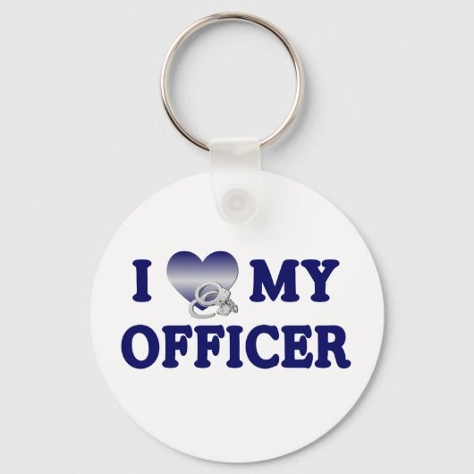Ik hou van mijn officier sleutelhanger (Voorkant)