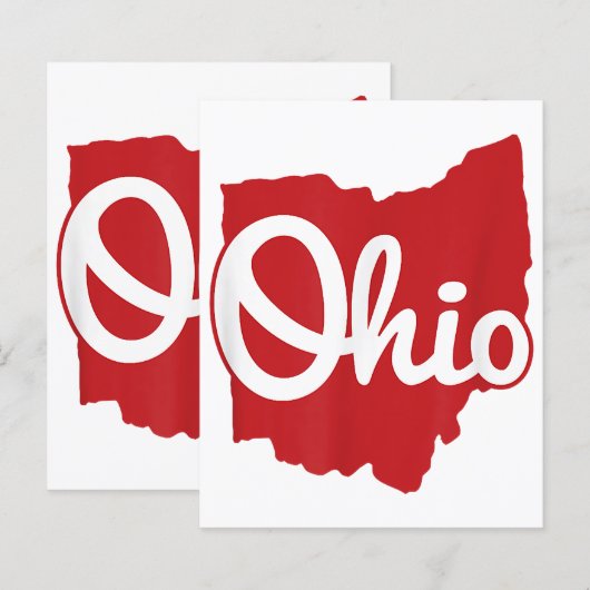 Ik hou van mijn Ohio Home Script Ohio (Voorkant / Achterkant)