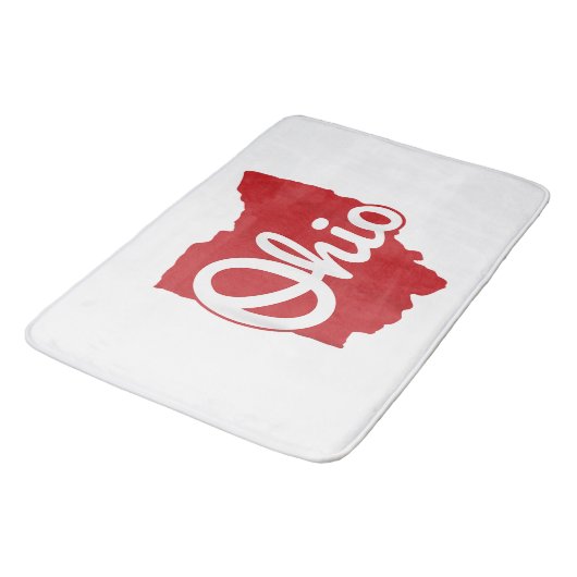 Ik hou van mijn Ohio Home Script Ohio Badmat (Gekanteld)