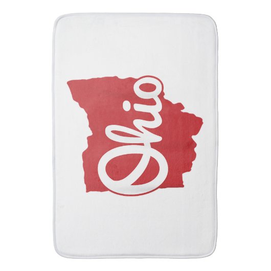 Ik hou van mijn Ohio Home Script Ohio Badmat (Voorkant Verticaal)