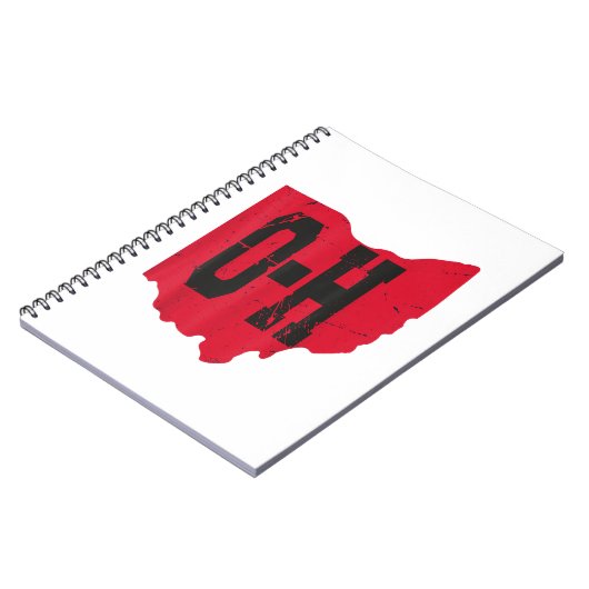Ik hou van mijn Ohio Home Script Ohio Buckeye staa Notitieboek (Linkerzijde)
