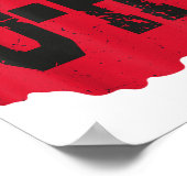 Ik hou van mijn Ohio Home Script Ohio Buckeye staa Poster (Hoek)