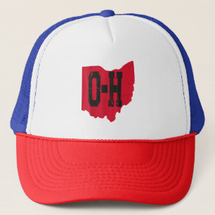 Ik hou van mijn Ohio Home Script Ohio Buckeye staa Trucker Pet