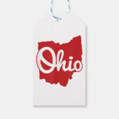 Ik hou van mijn Ohio Home Script Ohio Cadeaulabel (Voorkant)
