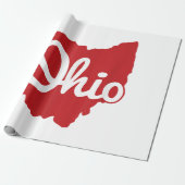 Ik hou van mijn Ohio Home Script Ohio Cadeaupapier (Uitgerold)
