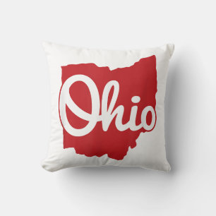 Ik hou van mijn Ohio Home Script Ohio Kussen