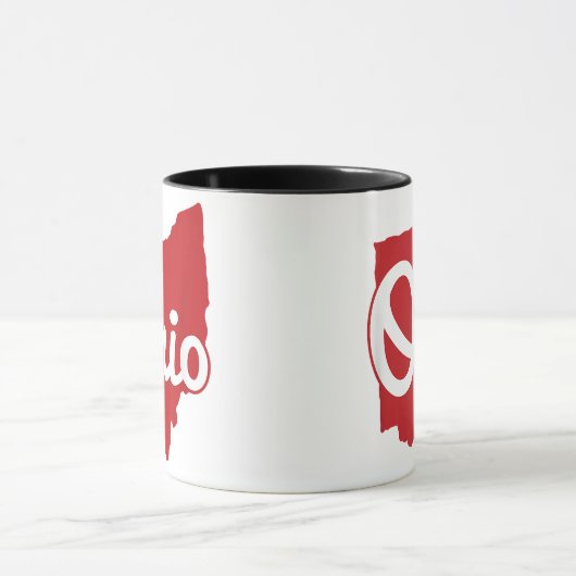 Ik hou van mijn Ohio Home Script Ohio Mok (Midden)