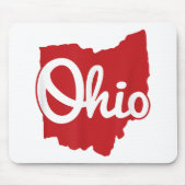 Ik hou van mijn Ohio Home Script Ohio Muismat (Voorkant)