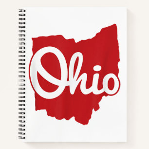 Ik hou van mijn Ohio Home Script Ohio Notitieboek
