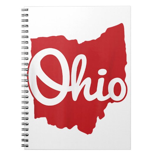 Ik hou van mijn Ohio Home Script Ohio Notitieboek (Voorkant)