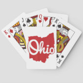 Ik hou van mijn Ohio Home Script Ohio Pokerkaarten (Achterkant)
