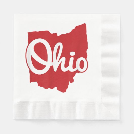 Ik hou van mijn Ohio Home Script Ohio Servet (Voorkant)
