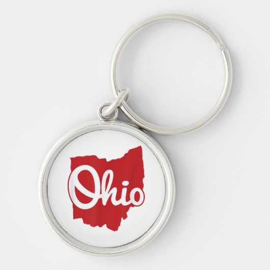 Ik hou van mijn Ohio Home Script Ohio Sleutelhanger (Voorkant)