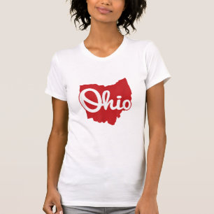 Ik hou van mijn Ohio Home Script Ohio T-shirt