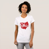 Ik hou van mijn Ohio Home Script Ohio T-shirt (Voorkant volledig)