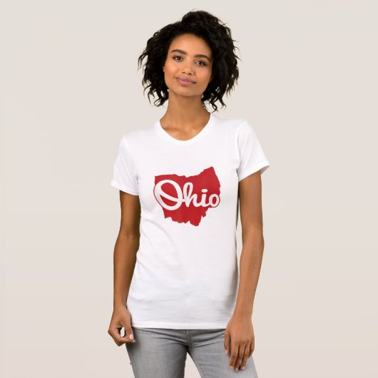 Ik hou van mijn Ohio Home Script Ohio T-shirt (Voorkant volledig)