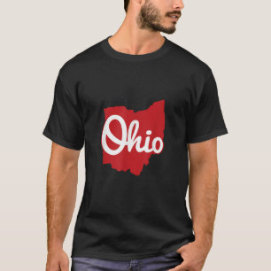 Ik hou van mijn Ohio Home Script Ohio T-shirt