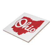 Ik hou van mijn Ohio Home Script Ohio Tegeltje (Zijkant)