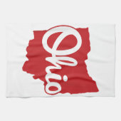 Ik hou van mijn Ohio Home Script Ohio Theedoek (Horizontaal)