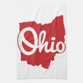 Ik hou van mijn Ohio Home Script Ohio Theedoek (Verticaal)