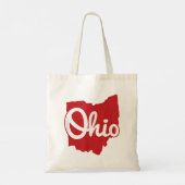 Ik hou van mijn Ohio Home Script Ohio Tote Bag (Achterkant)