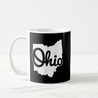 Ik hou van mijn Ohio Home Script Ohio TShirt Bucke Koffiemok