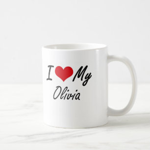 Ik hou van mijn Olivia Koffiemok
