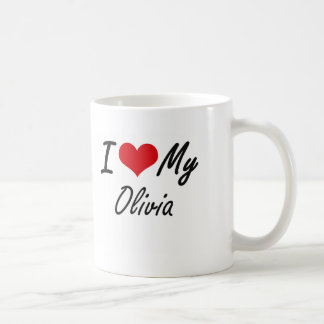 Ik hou van mijn Olivia Koffiemok