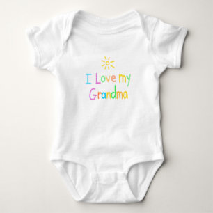 Ik hou van mijn oma Baby bodysuit