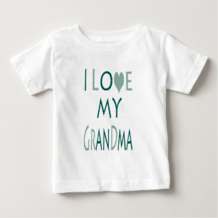 Ik hou van mijn oma Baby T-shirt