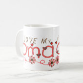 Ik hou van mijn OMA-cadeaus Koffiemok (Voorkant links)